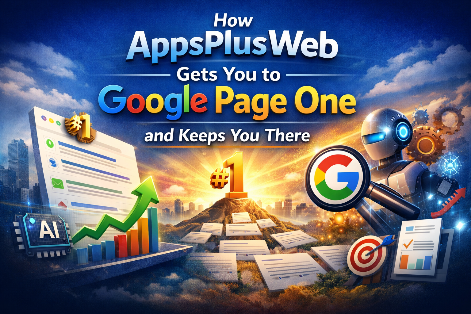 How AppsPlusWeb Gets You to Google Page One and Keeps You There