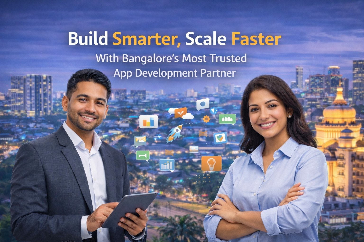 Build Smarter, Scale Faster With Bangalore's Most Trusted App Development Partner Build Smarter, Scale Faster With Bangalore's Most Trusted App Development Partner