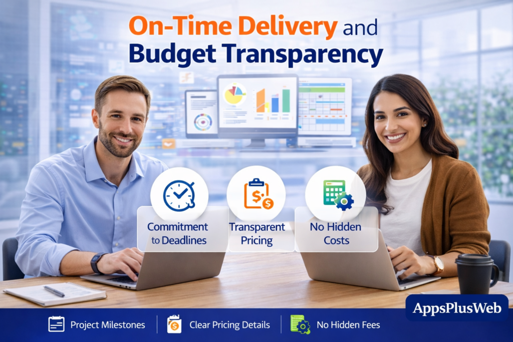 On-Time Delivery and Budget Transparency On Time Delivery and Budget Transparency