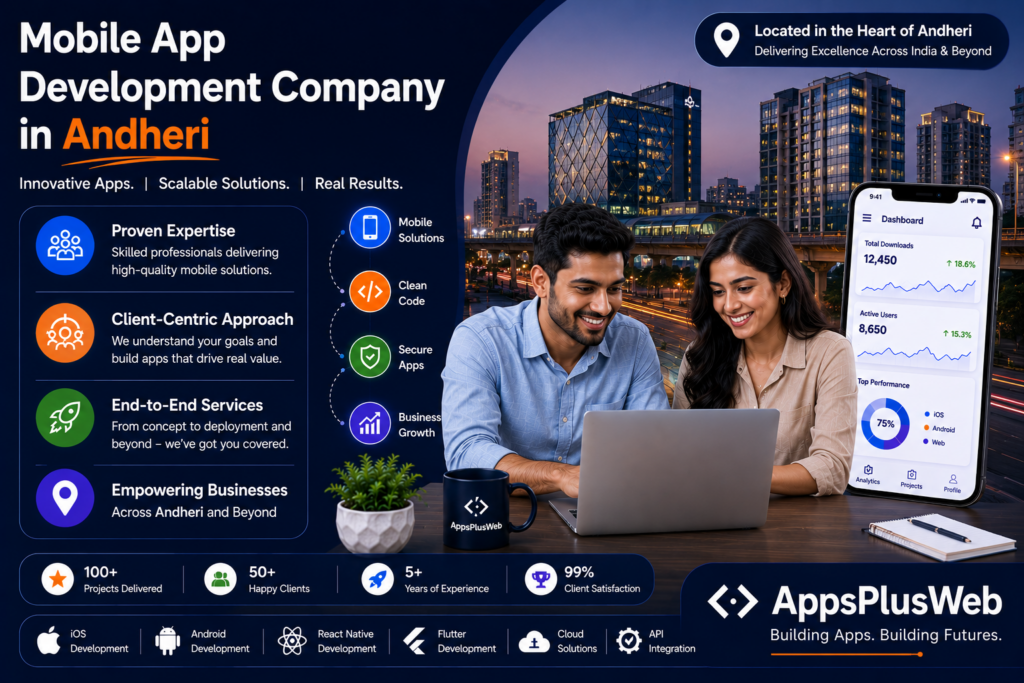 Mobile App Development Company in Andheri Mobile App Development Company in Andheri
