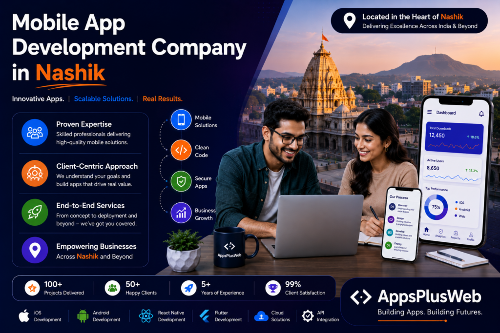 Mobile App Development Company in Nashik Mobile App Development Company in Nashik
