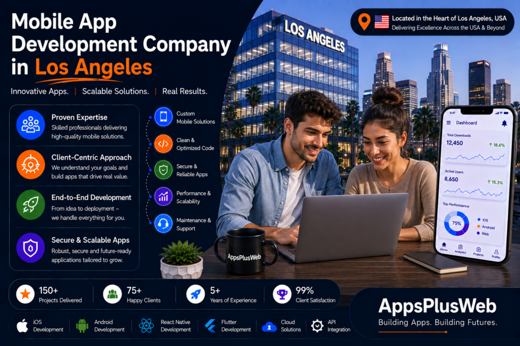 Mobile App Development Company in Los Angeles Mobile App Development Company in Los Angeles