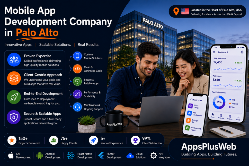 Mobile App Development Company in Palo Alto