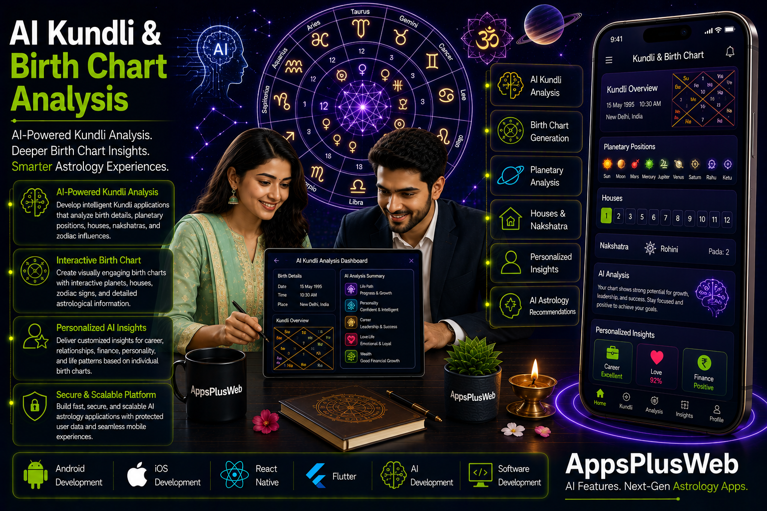 AI Kundli & Birth Chart Analysis