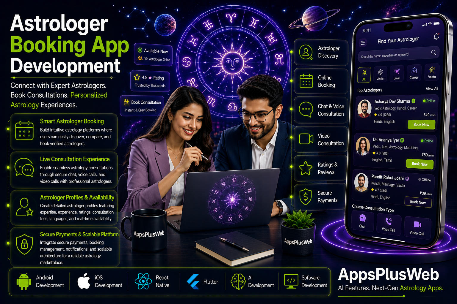 Astrologer Booking App Development Astrologer Booking App Development