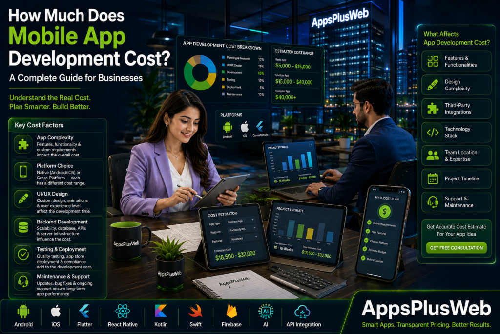 How Much Does Mobile App Development Cost? A Complete Guide for Businesses