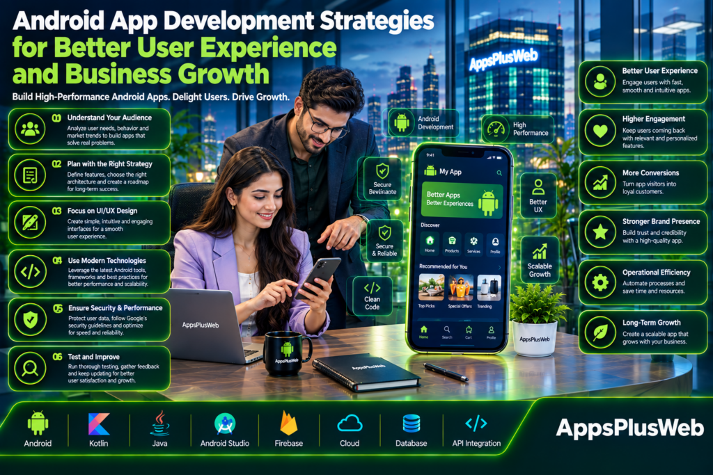 Android App Development Strategies for Better User Experience and Business Growth Android App Development Strategies for Better User Experience and Business Growth