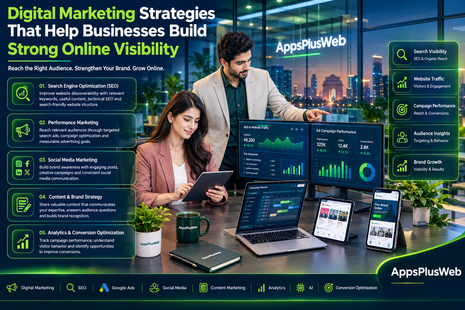 Digital Marketing Strategies That Help Businesses Build Strong Online Visibility