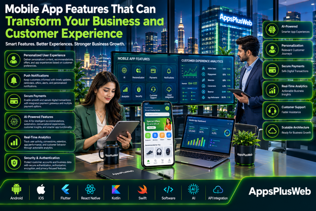 Mobile App Features That Can Transform Your Business and Customer Experience Mobile App Features That Can Transform Your Business and Customer Experience
